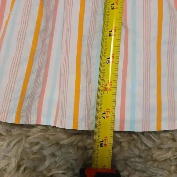 NWT Vineyard Vines Neon Rosa Harbor Smocked tiered Mini Skirt Cottagecore - Picture 8 of 8